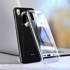 Cover Silicone Trasparente Ultra Sottile Morbida T15 per Apple iPhone Xs Chiaro
