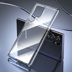 Cover Silicone Trasparente Ultra Sottile Morbida T21 per Samsung Galaxy S21 Ultra 5G Chiaro