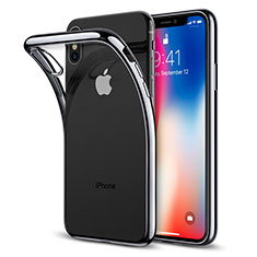 Cover Silicone Trasparente Ultra Sottile Morbida T26 per Apple iPhone X Chiaro