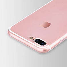 Cover Silicone Trasparente Ultra Sottile Morbida Z01 per Apple iPhone 7 Plus Chiaro