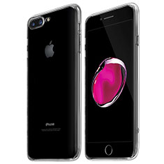 Cover Silicone Trasparente Ultra Sottile Morbida Z05 per Apple iPhone 8 Plus Chiaro