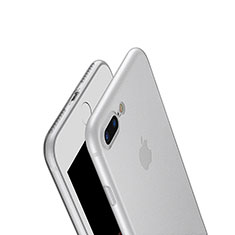 Cover Silicone Ultra Sottile Morbida per Apple iPhone 7 Plus Chiaro