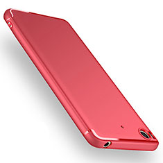 Cover Silicone Ultra Sottile Morbida per Xiaomi Mi 5S Rosso