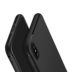 Cover Silicone Ultra Sottile Morbida Q02 per Apple iPhone X Nero