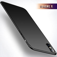 Cover Silicone Ultra Sottile Morbida S02 per Apple iPhone Xs Nero