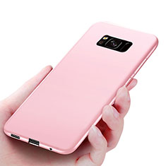 Cover Silicone Ultra Sottile Morbida S06 per Samsung Galaxy S8 Rosa