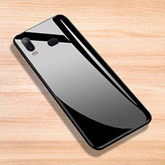 Cover Silicone Ultra Sottile Morbida Specchio per Samsung Galaxy A6s Nero