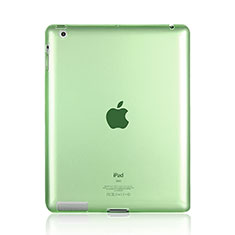 Cover TPU Trasparente Ultra Slim Morbida per Apple iPad 2 Verde