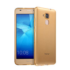 Cover TPU Trasparente Ultra Sottile Morbida per Huawei Honor 7 Lite Oro