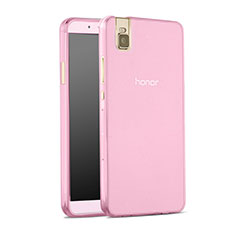 Cover TPU Trasparente Ultra Sottile Morbida per Huawei Honor 7i shot X Rosa