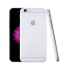 Cover Ultra Slim Trasparente Rigida Opaca per Apple iPhone 6 Plus Bianco