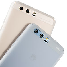 Cover Ultra Sottile Trasparente Rigida Opaca per Huawei P10 Plus Bianco