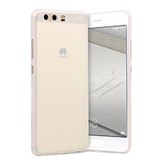 Cover Ultra Sottile Trasparente Rigida Opaca T01 per Huawei P10 Bianco