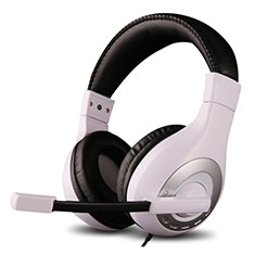 Cuffia Auricolari In Ear Stereo Universali Sport Corsa H50 per Huawei Enjoy 10 Plus Bianco