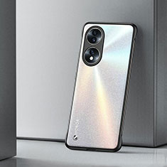 Custodia Crystal Trasparente Rigida Senza Cornice Cover H01 per Huawei Honor 70 5G Nero
