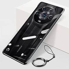 Custodia Crystal Trasparente Rigida Senza Cornice Cover H01 per Huawei Honor Magic4 Ultimate 5G Nero