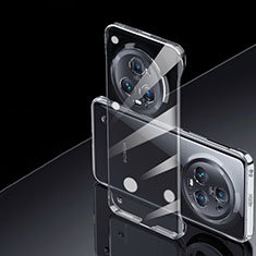 Custodia Crystal Trasparente Rigida Senza Cornice Cover H01 per Huawei Honor Magic5 Pro 5G Chiaro