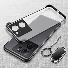 Custodia Crystal Trasparente Rigida Senza Cornice Cover H01 per Xiaomi Mi 13T 5G Nero