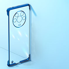 Custodia Crystal Trasparente Rigida Senza Cornice Cover H02 per Huawei Honor Magic3 Pro 5G Blu