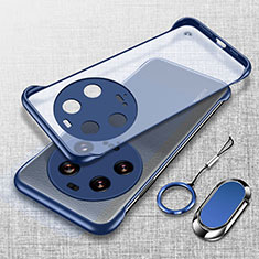 Custodia Crystal Trasparente Rigida Senza Cornice Cover H02 per Xiaomi Mi 13 Ultra 5G Blu
