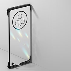 Custodia Crystal Trasparente Rigida Senza Cornice Cover H03 per Huawei Honor Magic5 5G Nero