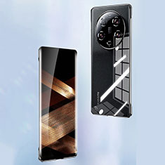 Custodia Crystal Trasparente Rigida Senza Cornice Cover H03 per Xiaomi Mi 13 Ultra 5G Nero