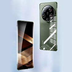 Custodia Crystal Trasparente Rigida Senza Cornice Cover H03 per Xiaomi Mi 13 Ultra 5G Verde