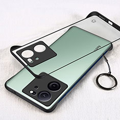 Custodia Crystal Trasparente Rigida Senza Cornice Cover H03 per Xiaomi Mi 13T 5G Nero