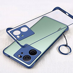 Custodia Crystal Trasparente Rigida Senza Cornice Cover H03 per Xiaomi Mi 13T Pro 5G Blu