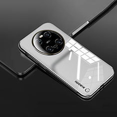 Custodia Crystal Trasparente Rigida Senza Cornice Cover H04 per Xiaomi Mi 13 Ultra 5G Argento