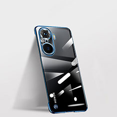 Custodia Crystal Trasparente Rigida Senza Cornice Cover per Huawei Honor 60 5G Blu