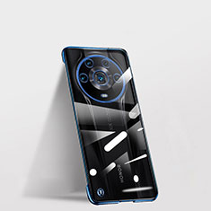 Custodia Crystal Trasparente Rigida Senza Cornice Cover per Huawei Honor Magic4 Ultimate 5G Blu