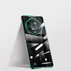 Custodia Crystal Trasparente Rigida Senza Cornice Cover per Huawei Honor Magic4 Ultimate 5G Verde