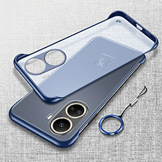Custodia Crystal Trasparente Rigida Senza Cornice Cover per Huawei Nova 10 SE Blu