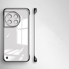 Custodia Crystal Trasparente Rigida Senza Cornice Cover per OnePlus 11 5G Nero