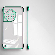 Custodia Crystal Trasparente Rigida Senza Cornice Cover per OnePlus Ace 2 5G Verde