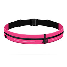 Custodia da Cintura Corsa Sportiva Universale L04 per LG K7 Rosa Caldo