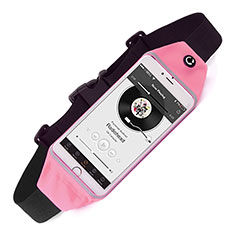 Custodia da Cintura Corsa Sportiva Universale per Huawei Mate 10 Lite Rosa