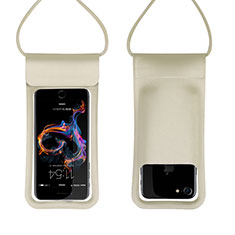 Custodia Impermeabile Subacquea Universale W06 per Samsung Galaxy F02S SM-E025F Oro