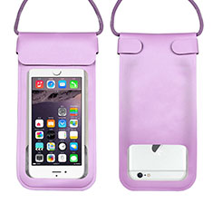 Custodia Impermeabile Subacquea Universale W10 per Samsung Galaxy S30 Ultra 5G Viola