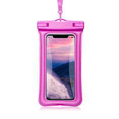 Custodia Impermeabile Subacquea Universale W12 per Samsung Galaxy M20 Rosa Caldo
