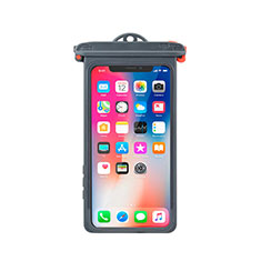 Custodia Impermeabile Subacquea Universale W14 per Apple iPhone 13 Pro Max Grigio