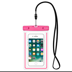 Custodia Impermeabile Subacquea Universale W16 per Apple iPhone SE3 2022 Rosa