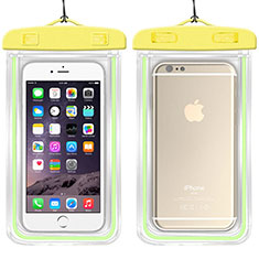 Custodia Impermeabile Waterproof Universale W01 per Apple iPhone 12 Pro Max Giallo