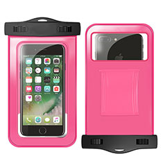 Custodia Impermeabile Waterproof Universale W02 per Apple iPhone 5 Rosa Caldo