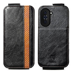 Custodia In Pelle Flip per Huawei Nova 10 Pro Nero