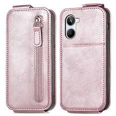 Custodia In Pelle Flip per Realme 10 4G Oro Rosa