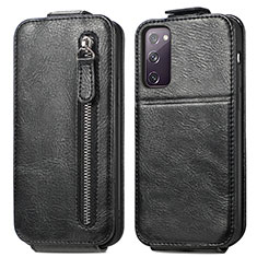 Custodia In Pelle Flip S01D per Samsung Galaxy S20 Lite 5G Nero