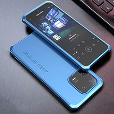 Custodia Lusso Alluminio Cover 360 Gradi per Xiaomi Mi 13 5G Blu