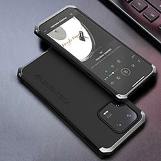 Custodia Lusso Alluminio Cover 360 Gradi per Xiaomi Mi 13 Pro 5G Nero